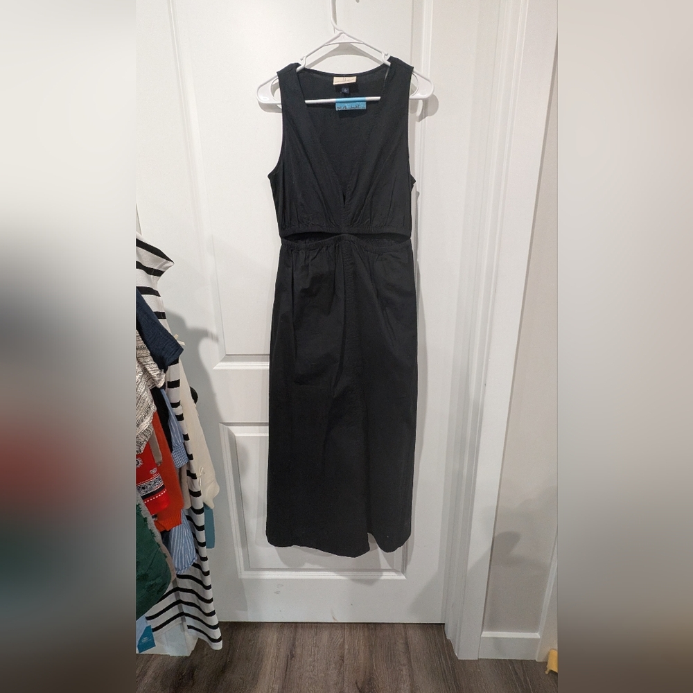 Universal Thread Black Sleeveless Maxi Dress